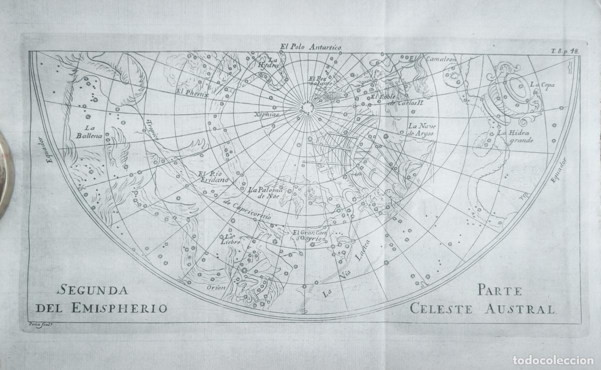 Libros: (Mapa) Primera Parte del Emispherio celeste Austral junto con: Segunda Parte del Emispherio Celeste - Foto 1