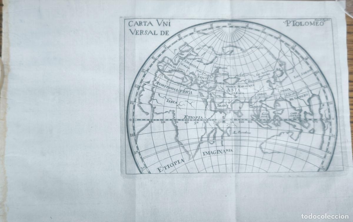 Libros: (Mapa) Carta Universal de P Tolomeo -