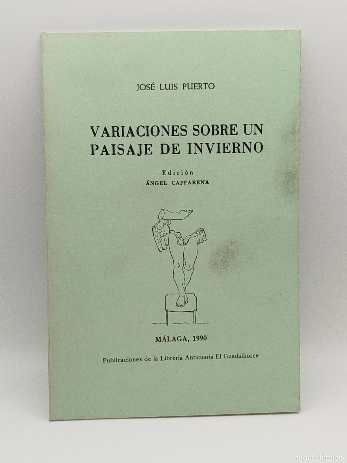 Libros: (Dedicado por el autor) Variaciones sobre un paisaje de invierno - Puerto, Jose Luis.