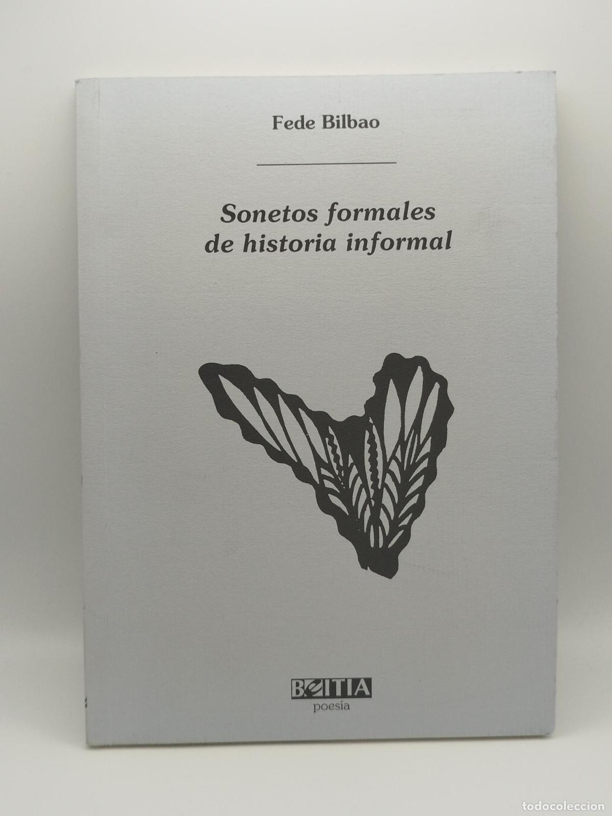 Libros: Sonetos formales de historia informal - Fede Bilbao