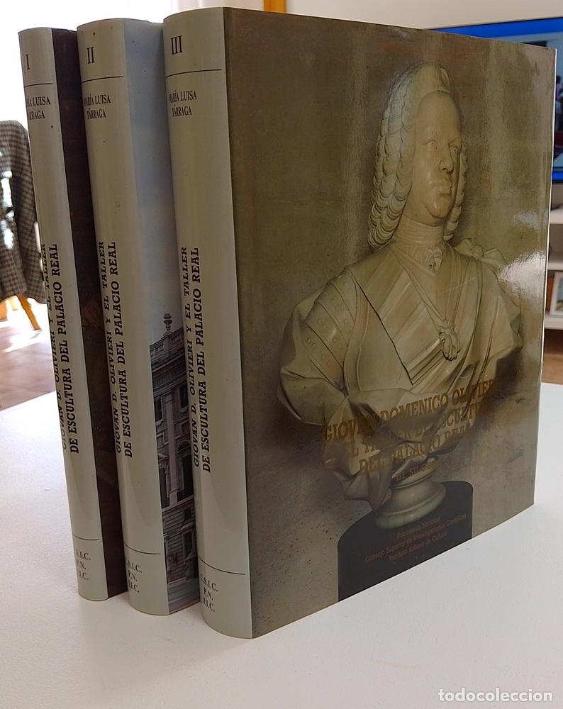 Libros: Giovan Domenico Olivieri y el taller de escultura del Palacio Real (Obra completa, los tres tomos) -