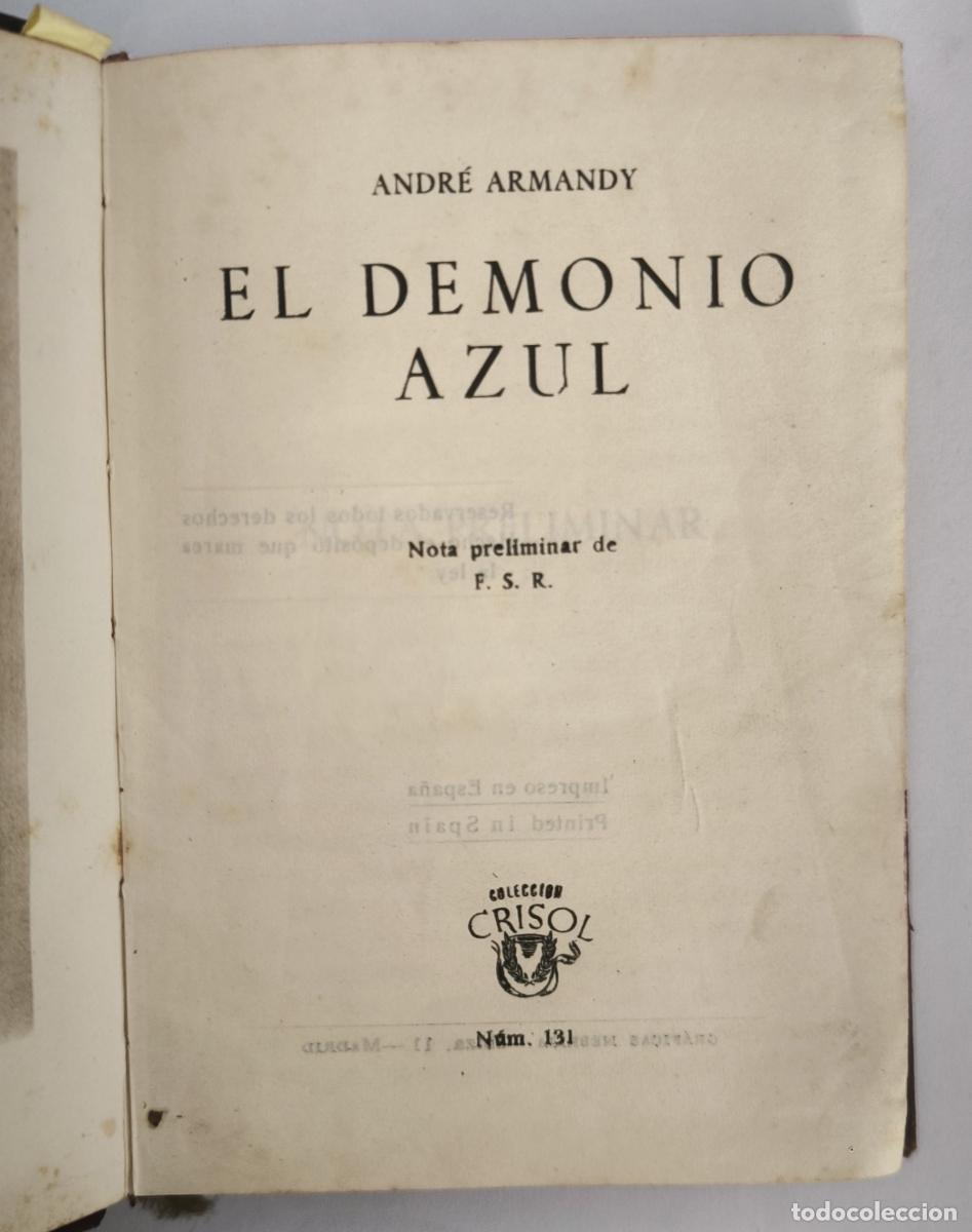 Libros: El demonio azul - Andr&eacute; Armandy - Foto 2