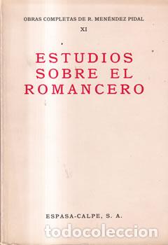 Libros: Estudios sobre el romancero - Ram&oacute;n Men&eacute;ndez Pidal - Foto 1