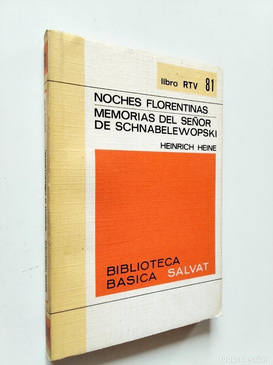 Libri di seconda mano: Heinrich Heine (Pr&oacute;logo de Carmen Bravo Villasante) - Noches florentinas / Memorias del se&ntilde;or de Sch