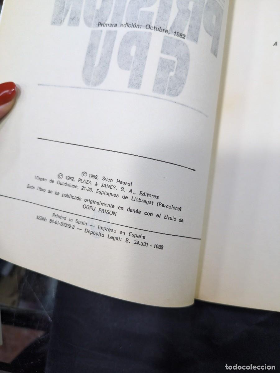 Libros: SVEN HASSEL - PRISI&Oacute;N GPU - PLAZA & JAN&Eacute;S, 1982 - Foto 2