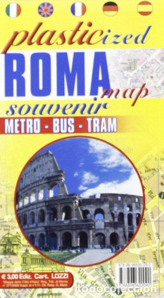 Libros: Roma. Plasticized map- 9788896620090