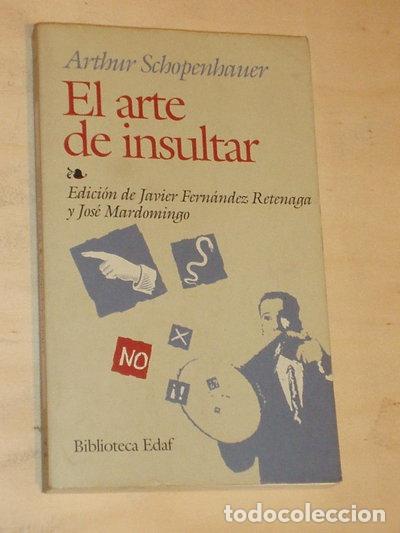 Libros: El arte de insultar- 9788420659206