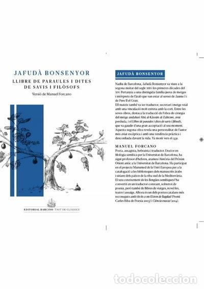 Libros: Llibre de paraules i dites de savis i fil&ograve;sofs- 9788472268463
