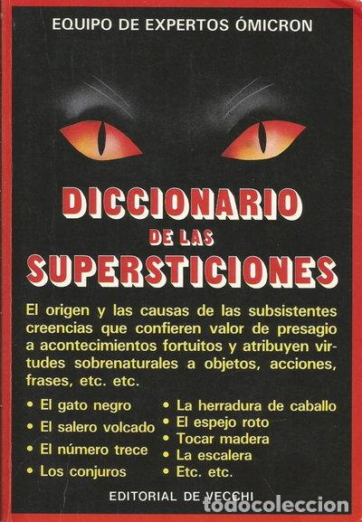 Libri di seconda mano: Diccionario de las supersticiones- 9788431508630