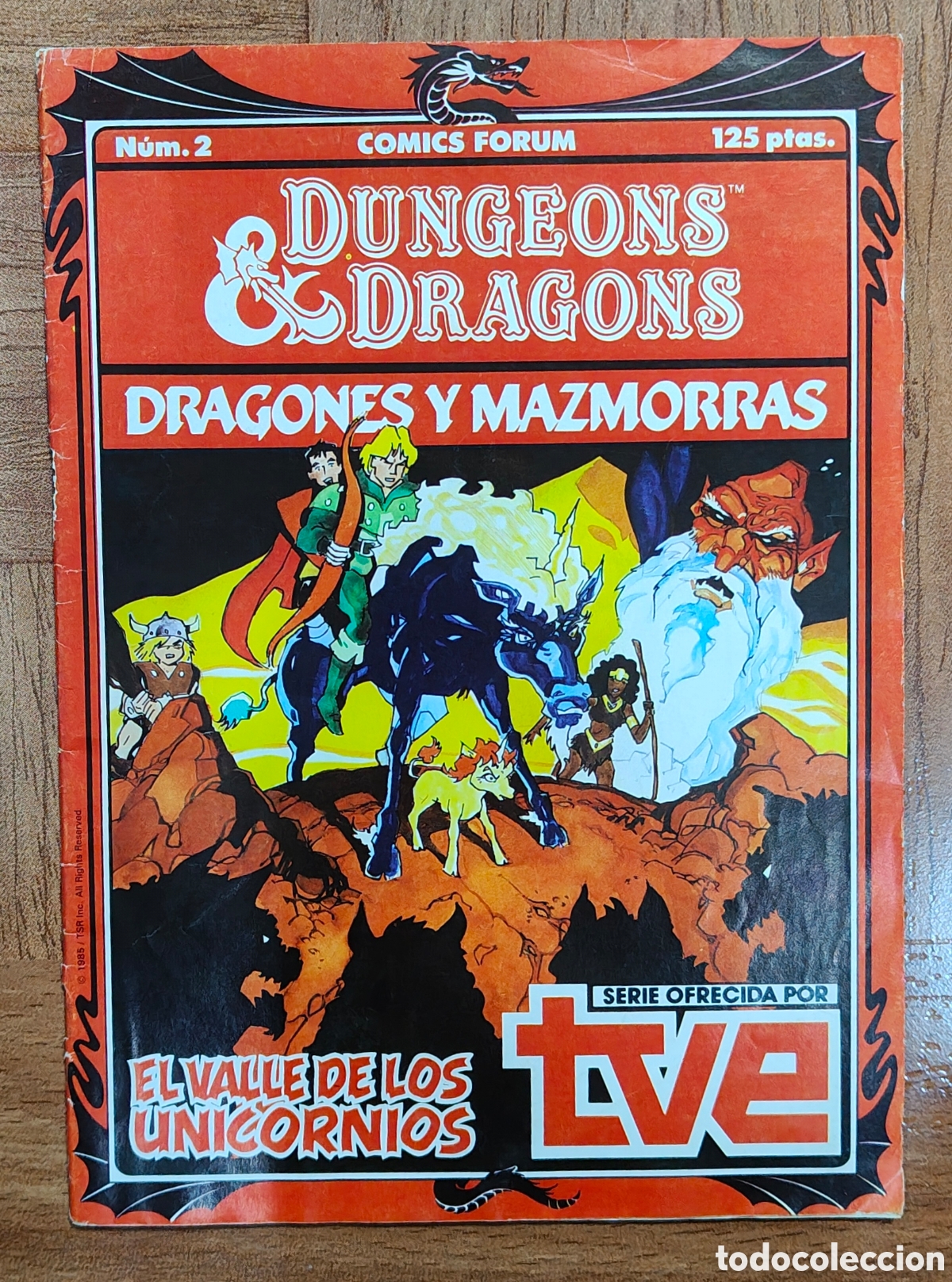 Livros em segunda m&atilde;o: Dungeons & Dragons � Dragones y Mazmorras: El Valle de los Unicornios � N&uacute;mero 2 � F&oacute;rum - VV. AA.