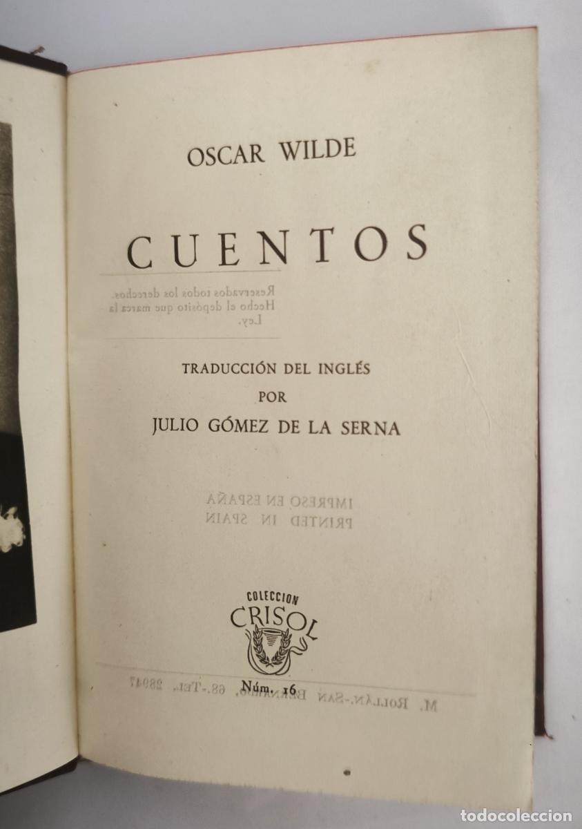 Libros: Cuentos - Oscar Wilde