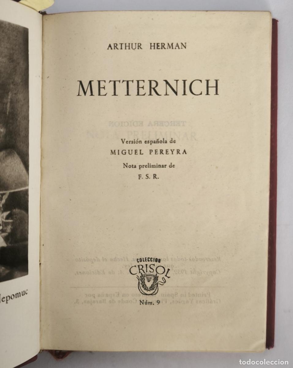 Libros: Metternich - Arthur Herman - Foto 2
