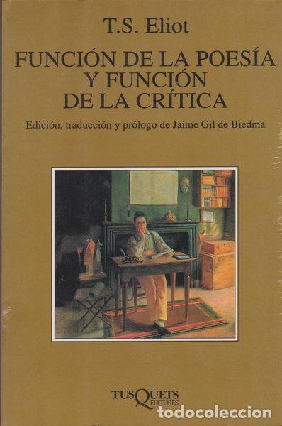 Libros: Funci&oacute;n de la poes&iacute;a y funci&oacute;n de la cr&iacute;tica- 9788483106235
