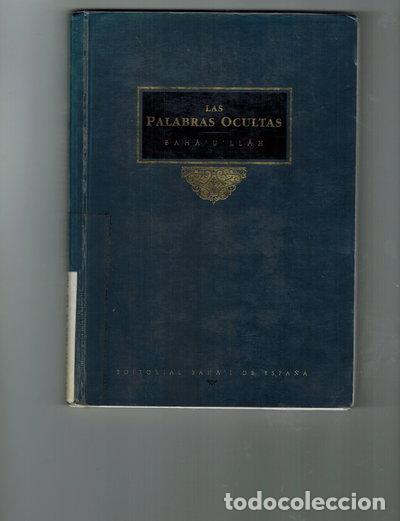 Libros: Las Palabras Ocultas- 9788485238835