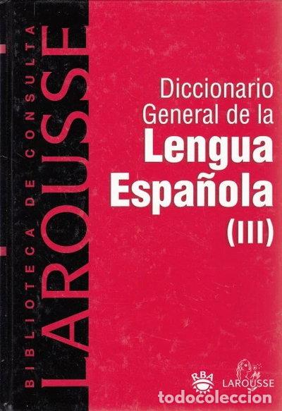 Libros: Diccionario General de la Lengua Espa&ntilde;ola- 9788480166430