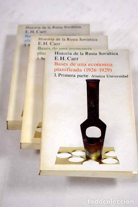 B&uuml;cher: Bases de una econom&iacute;a planificada (1926-1929), tomo III.- Carr, Edward Hallet