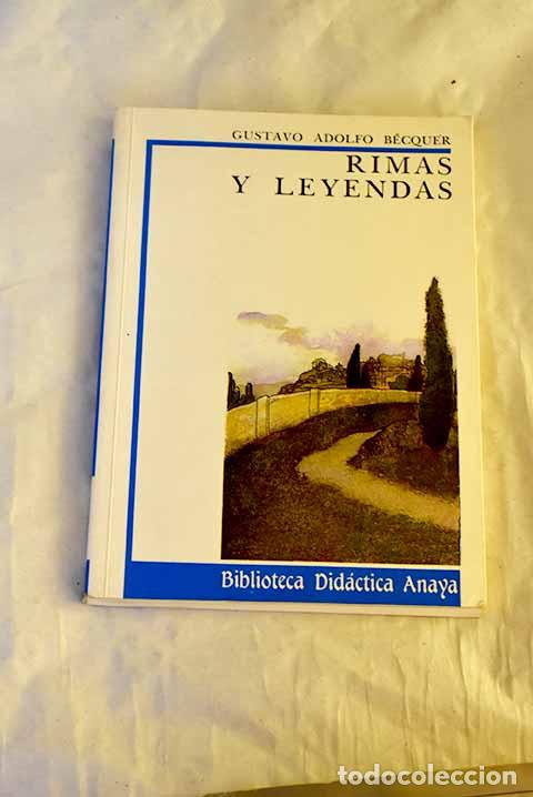 Libros: Rimas: y Leyendas: B&eacute;cquer, Gustavo Adolfo.- B&eacute;cquer, Gustavo Adolfo - Foto 1