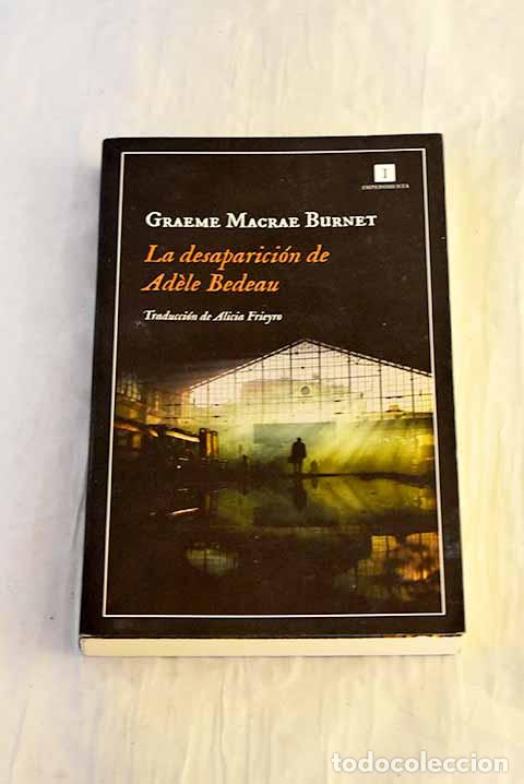 B&uuml;cher: La desaparici&oacute;n de Adele Bedeau.- Brunet, Raymond