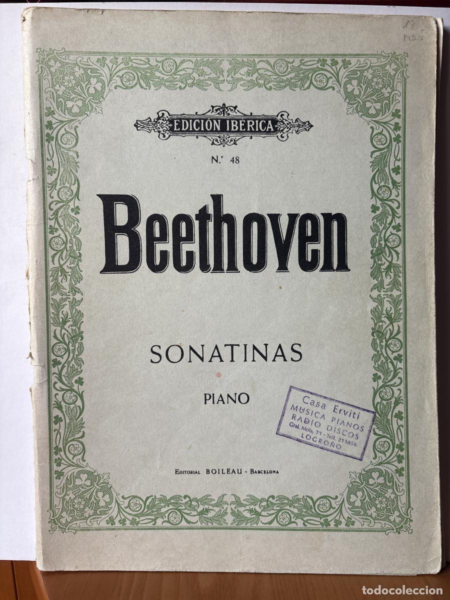 books: BEETHOVEN. EDICION IB&Eacute;RICA N&ordm;48. 6 SONATINAS PARA PIANO - TDK694