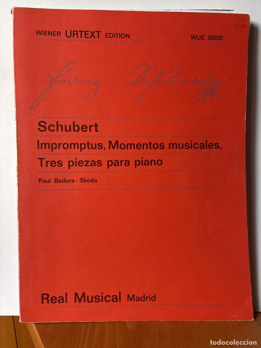 B&uuml;cher: SCHUBERT. IMPROMPTUS, MOMENTOS MUSICALES,. TRES PIEZAS PARA PIANO. WIENER URTEXT EDITION. WUE 50001