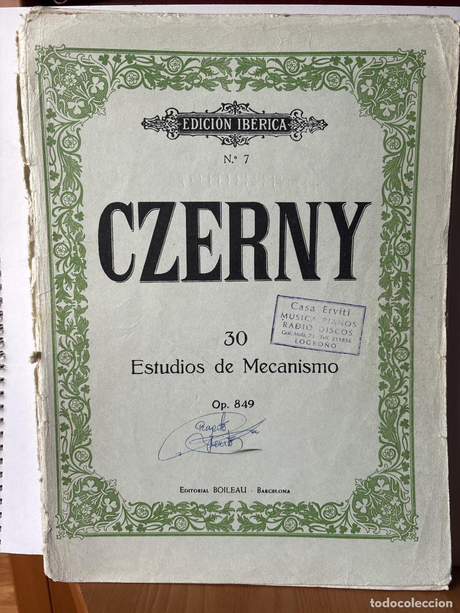 Libri di seconda mano: CZERNY. EDICION IB&Eacute;RICA N&ordm;7. 30 ESTUDIOS DE MECANISMO. OP849 - TDK694