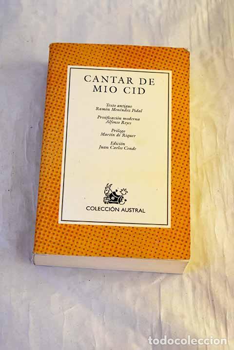 Libros: Cantar de m&iacute;o Cid: : Espasa-Calpe.