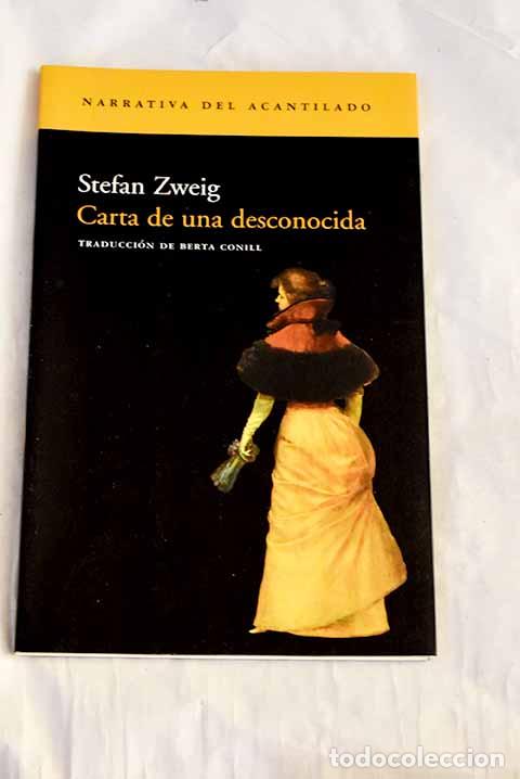 Libros: Carta de una desconocida.- Zweig, Stefan - Foto 1