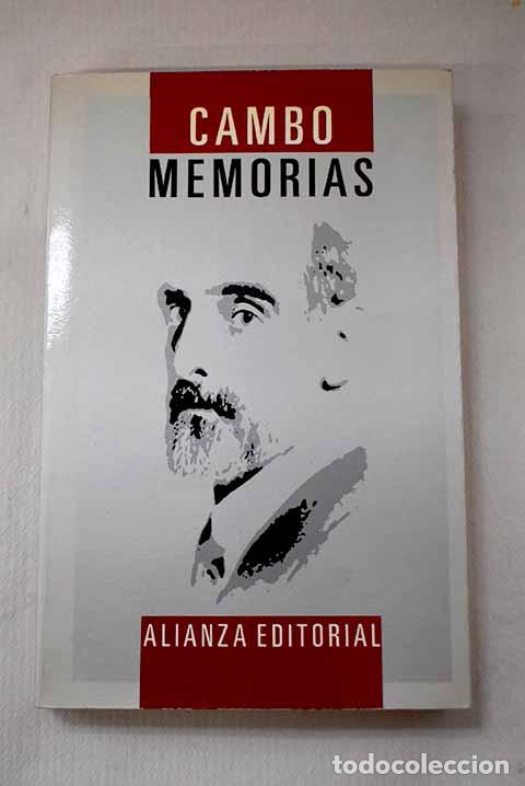 books: Memorias (1876-1936).- Camb&oacute;, Francesc