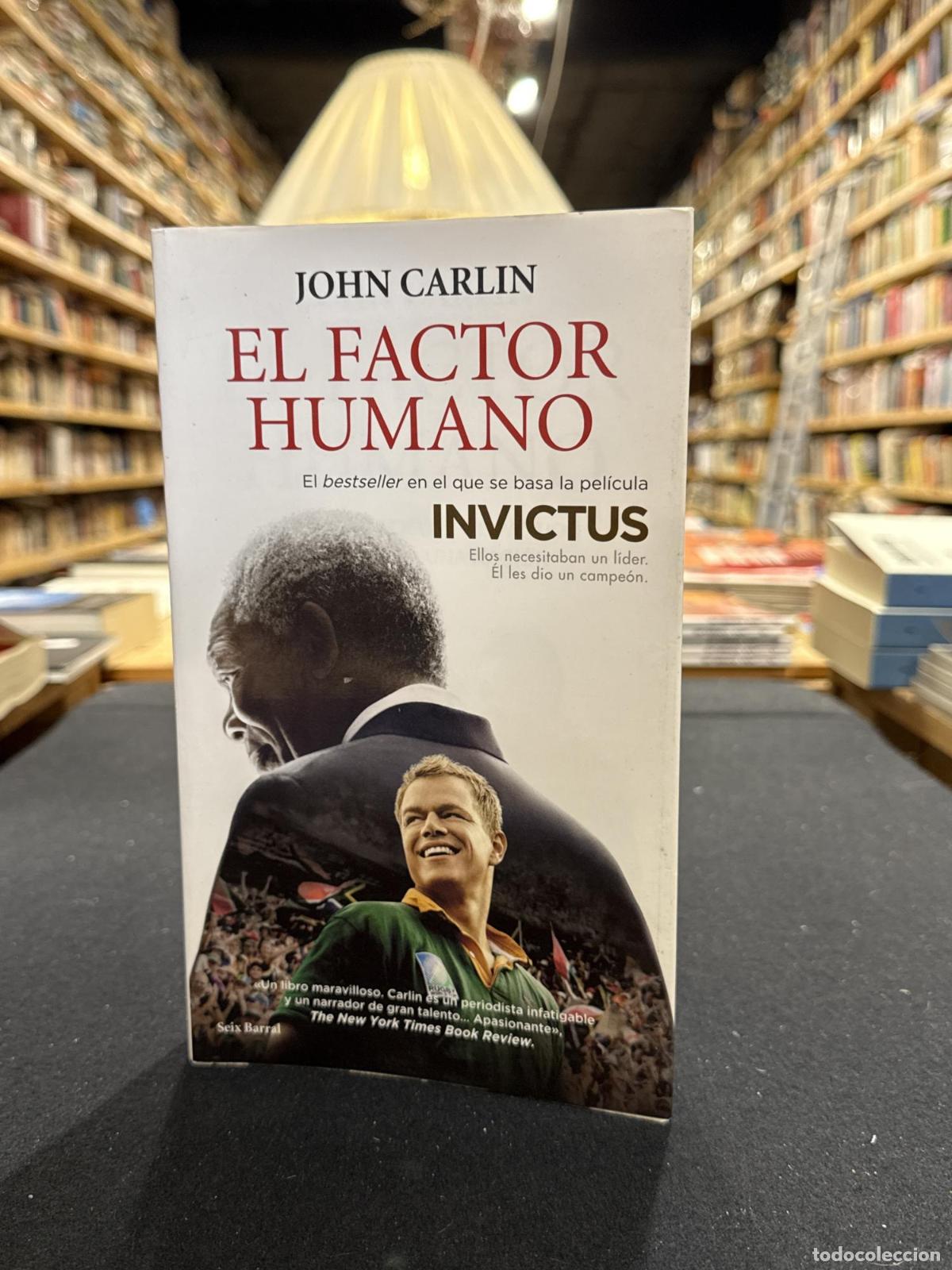 Libros: El factor humano - John Carlin - Foto 1