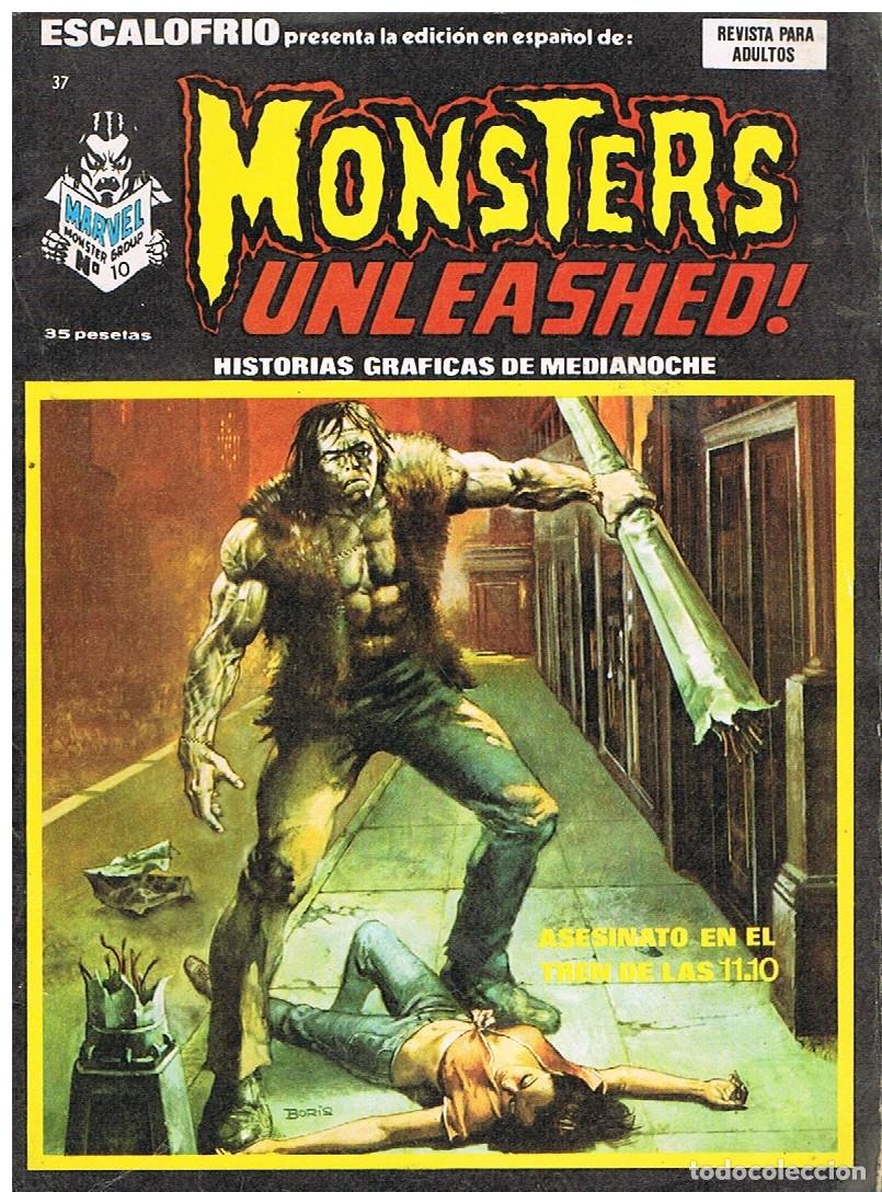 Libros: Monsters UNLEASHED Asesinato En El Tren De Las 11.10 - Varios Autores