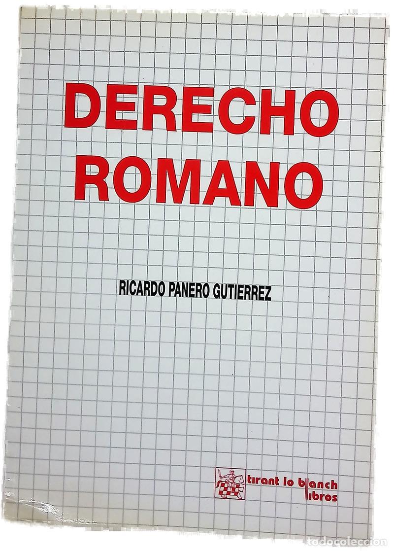 Libros: Derecho romano - Panero Guti&eacute;rrez, Ricardo
