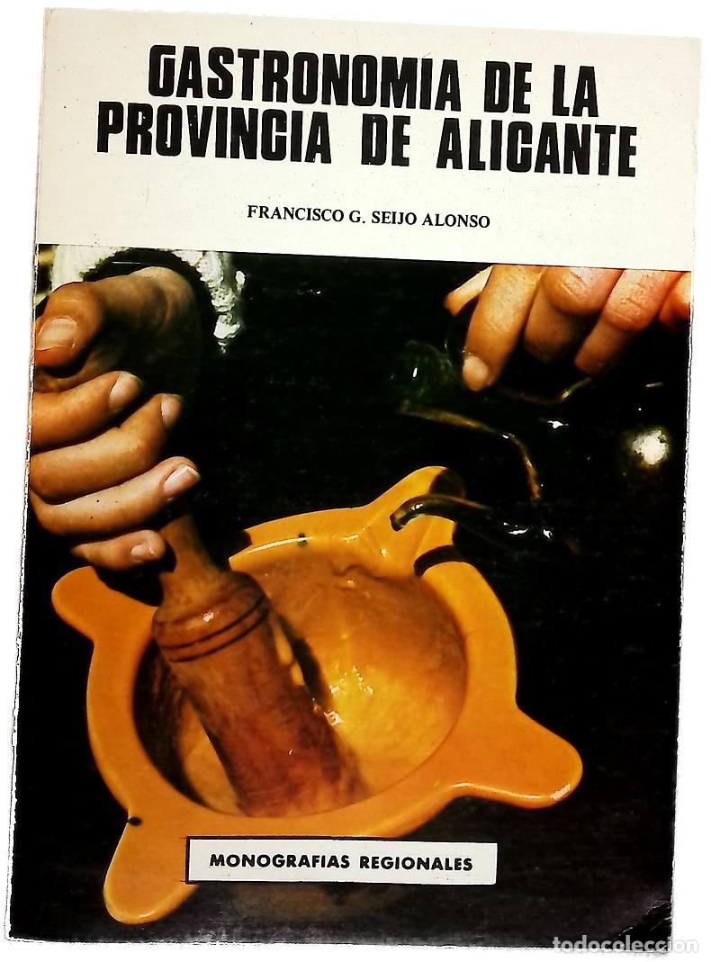 Libros: Gastronom&iacute;a de la provincia de Alicante