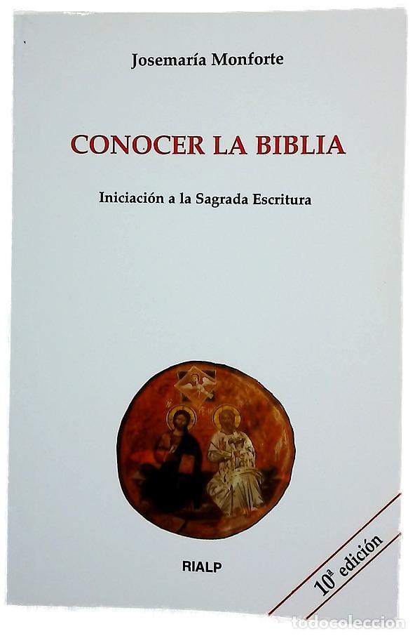 Libros: Conocer la Biblia : iniciaci&oacute;n a la Sagrada Escritura