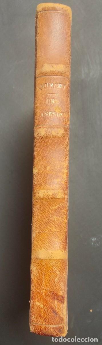 Libros: DEL ASESINATO CONSIDERADO COMO UNA DE LAS BELLAS ARTES / THOMAS DE QUINCEY