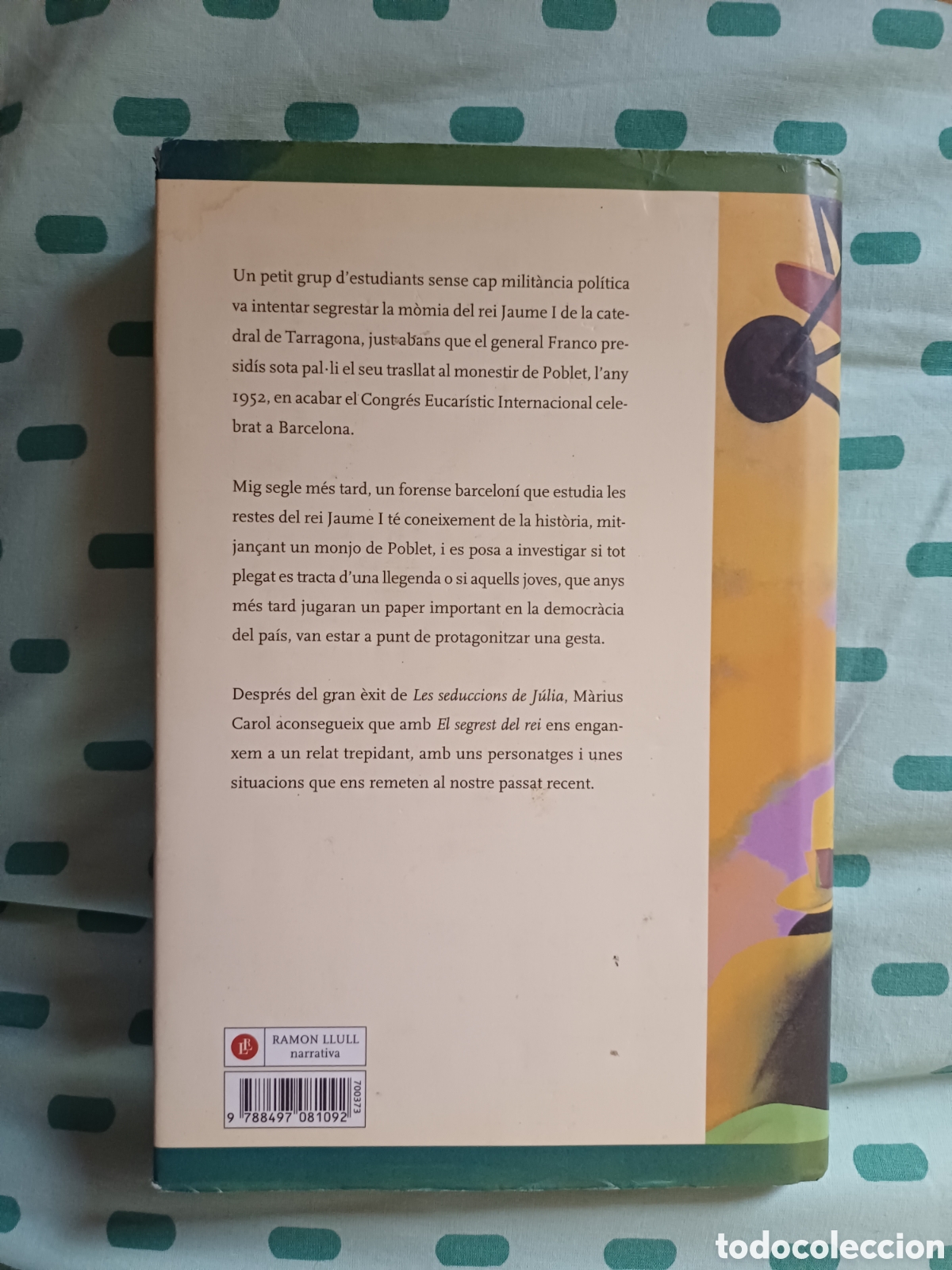 Libros: EL SEGREST DEL REI - MARIUS CAROL - Foto 2
