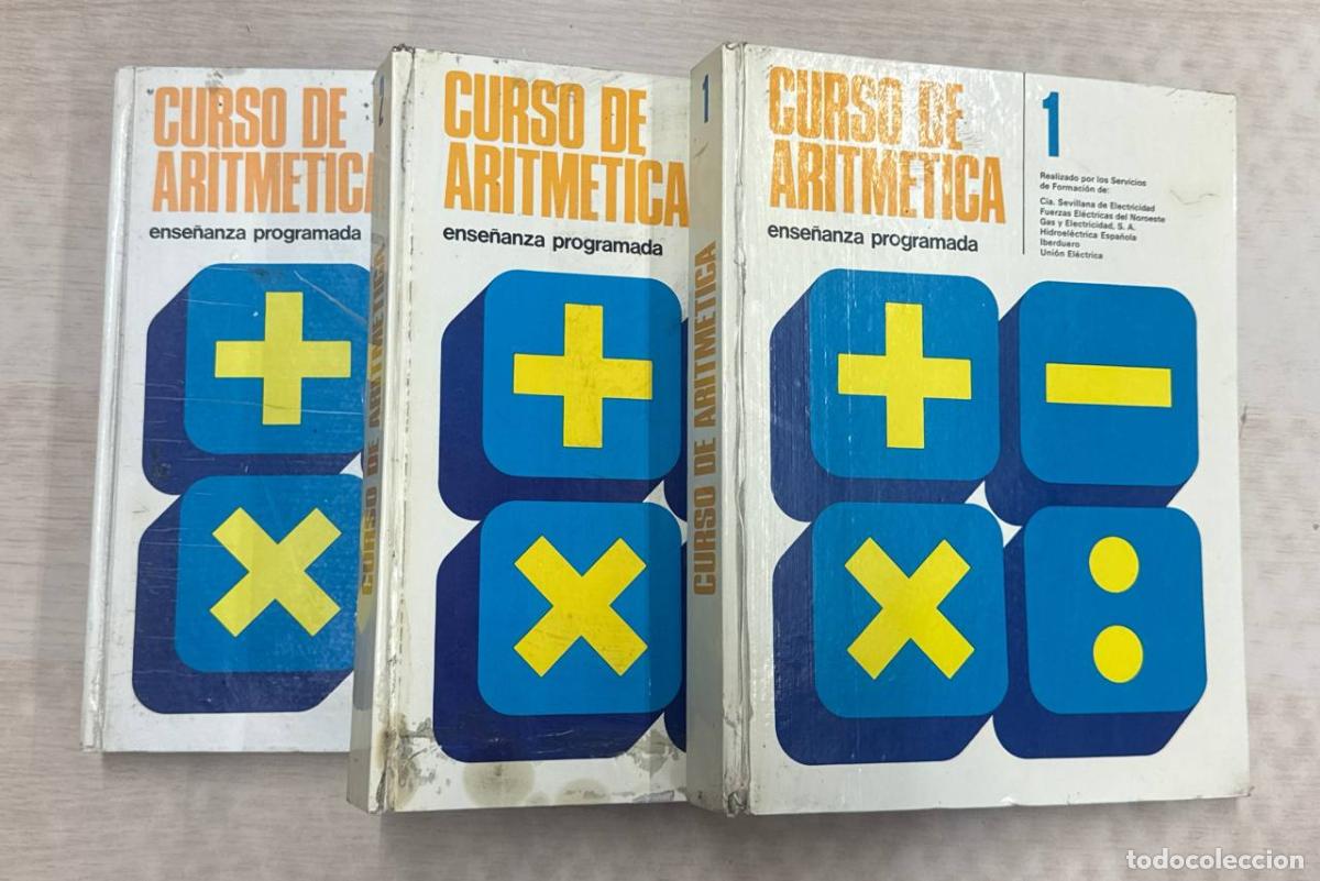 Libros: Curso de aritm&eacute;tica. Tomo 1, 2 y 3. - Foto 1