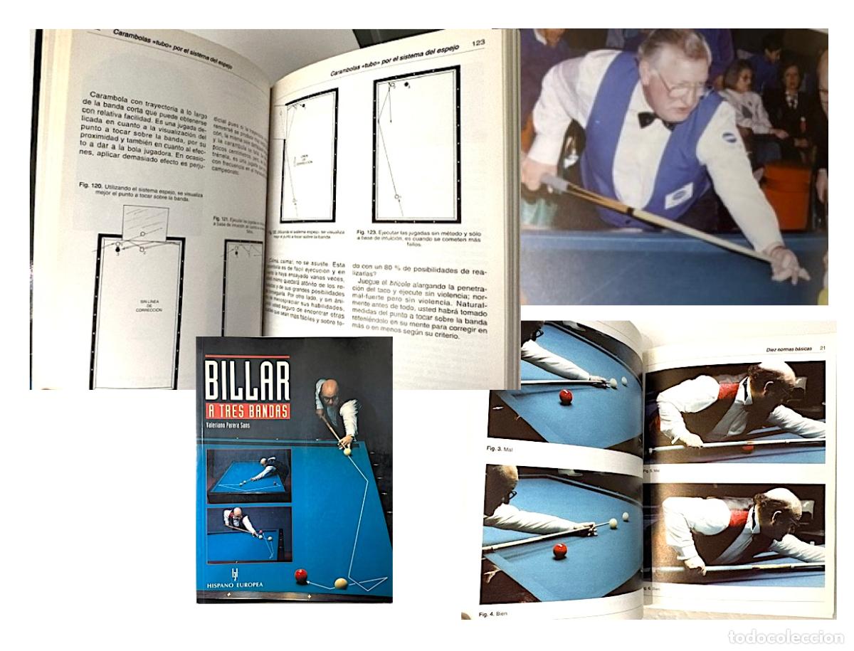 Libros: Billar a tres bandas (Valeriano Parera) 338 ilustraciones