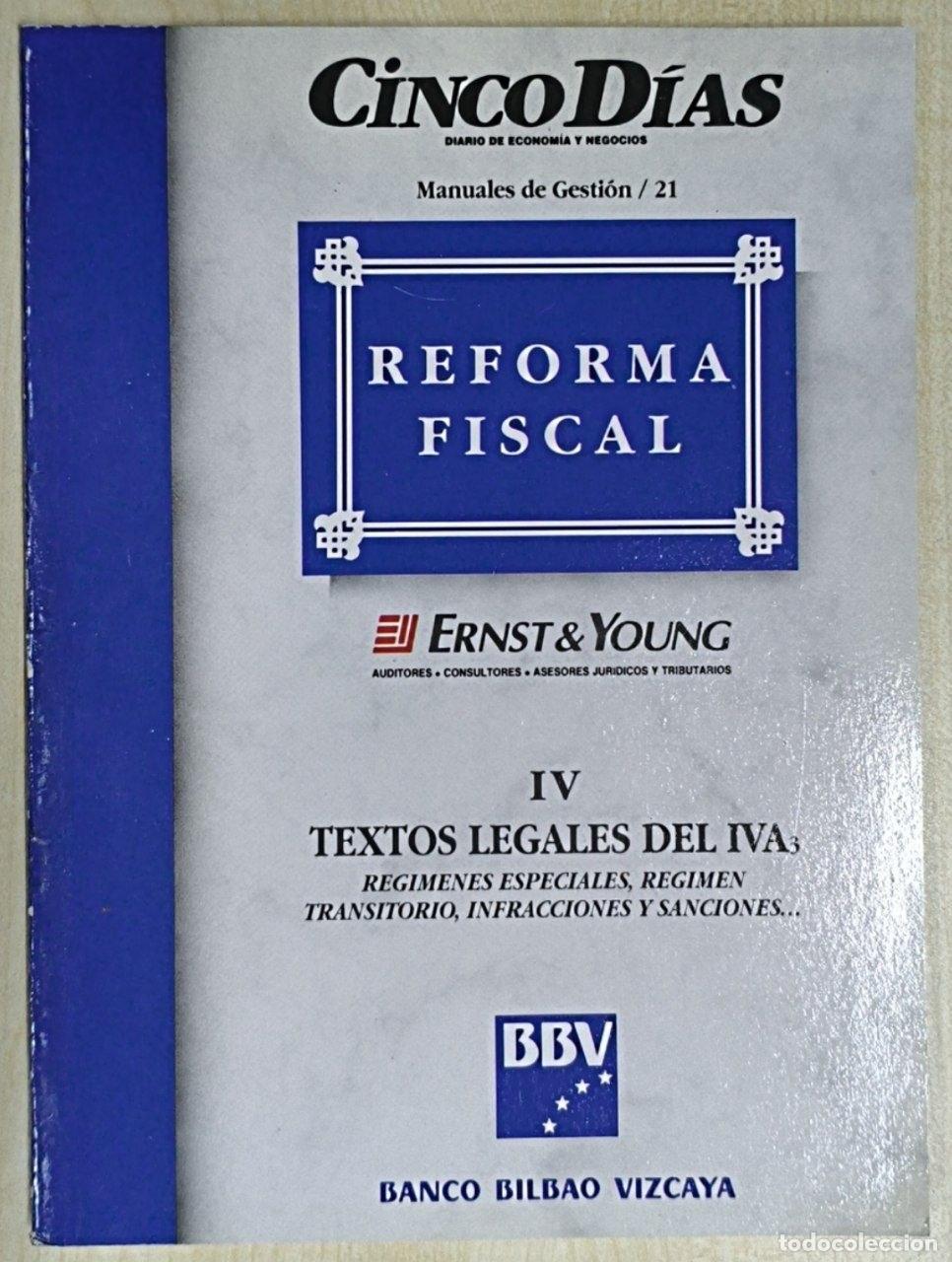 Libros: Reforma fiscal IV TEXTOS LEGALES DEL IVA - Foto 1