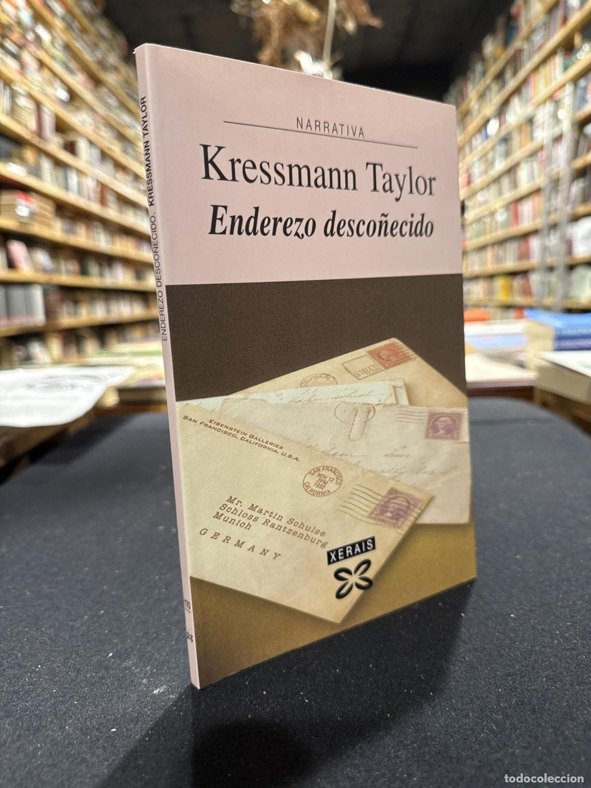 Libros: Enderezo desco&ntilde;ecido - Kressman Taylor