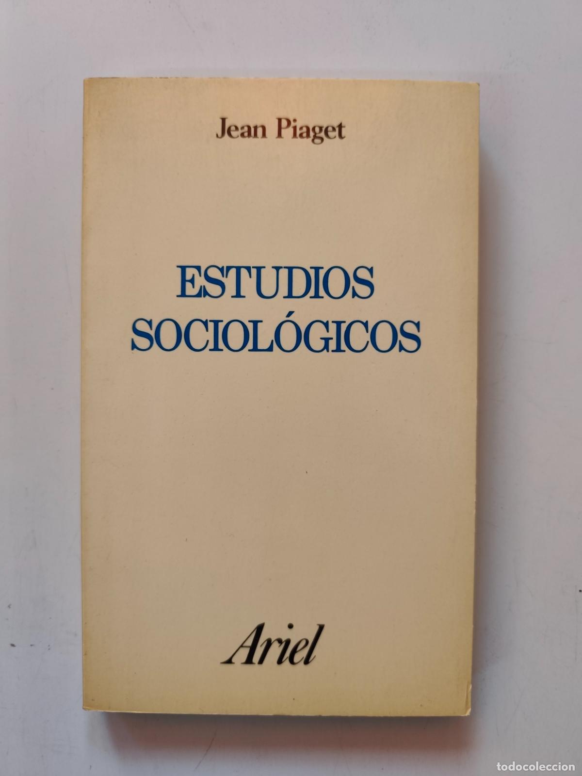 Libros: Jean Piaget - Estudios sociol&oacute;gicos - Foto 1