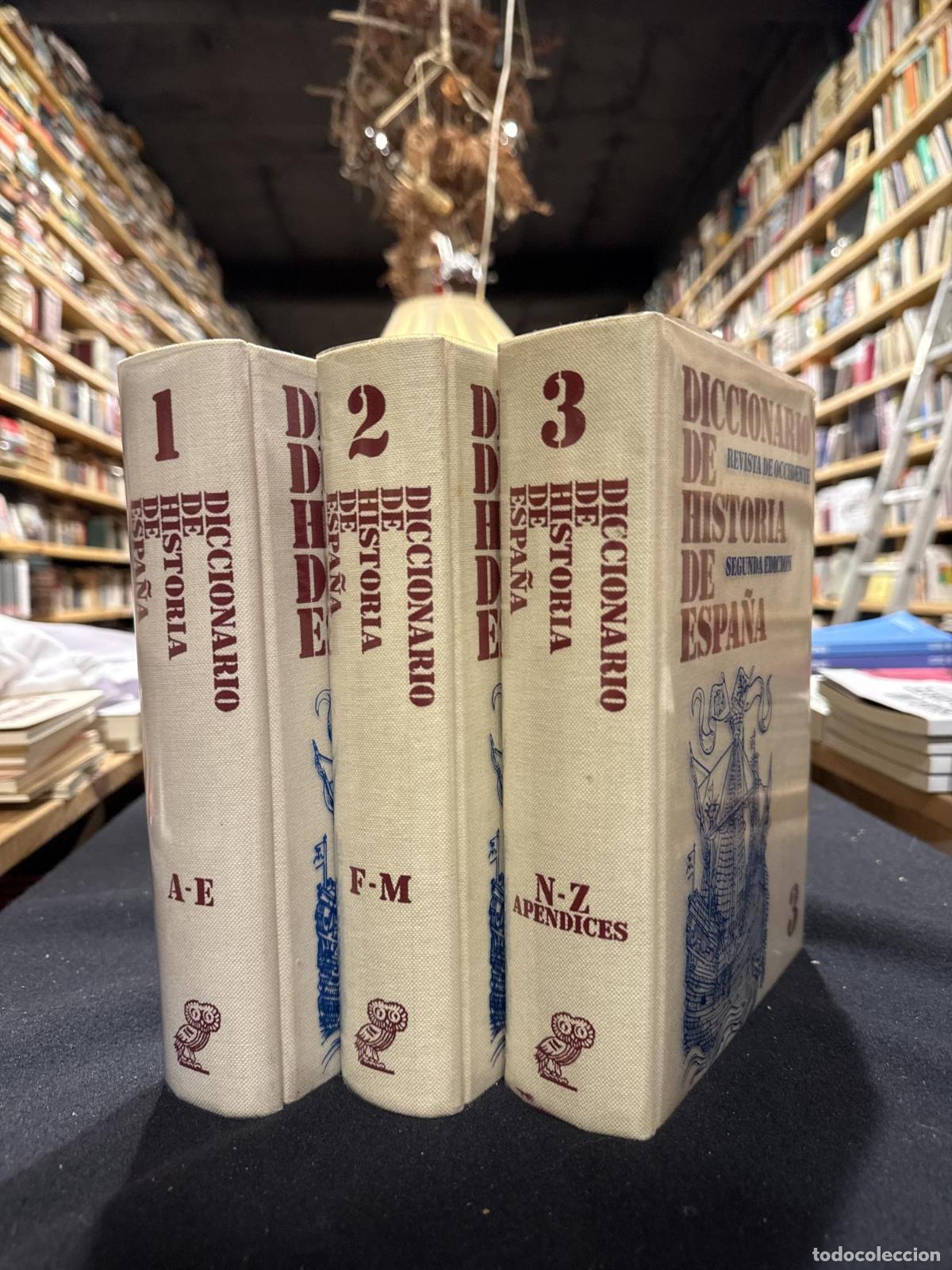 Libros: Diccionario de Historia de Espa&ntilde;a (3 vol). Revista de Occidente - VVAA