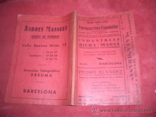 L&iacute;neas de navegaci&oacute;n: GUIA RICH DE LOS FERROCARRILES ESPA&Ntilde;OLES - Foto 1