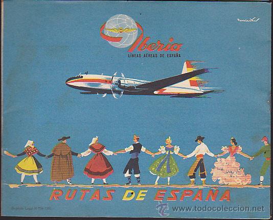 L&iacute;neas de navegaci&oacute;n: FOLLETO LINEAS AEREAS DE ESPA&Ntilde;A IBERIA - Foto 1