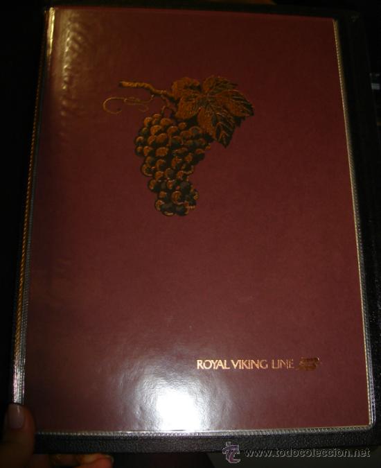 L&iacute;neas de navegaci&oacute;n: LISTA DE VINOS. ROYAL VIKING LINE. 1983 - Foto 4