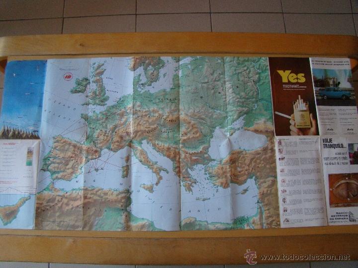 L&iacute;neas de navegaci&oacute;n: FOLLETO IBERIA, RUTAS DE VUELO - Foto 1