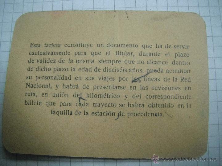 L&iacute;neas de navegaci&oacute;n: CARNET RED DE FERROCARRILES ESPA&Ntilde;OLES - Foto 2