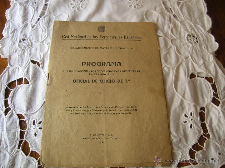 L&iacute;neas de navegaci&oacute;n: Programa Red Nacional de los Ferrocarriles espa&ntilde;oles - Foto 1