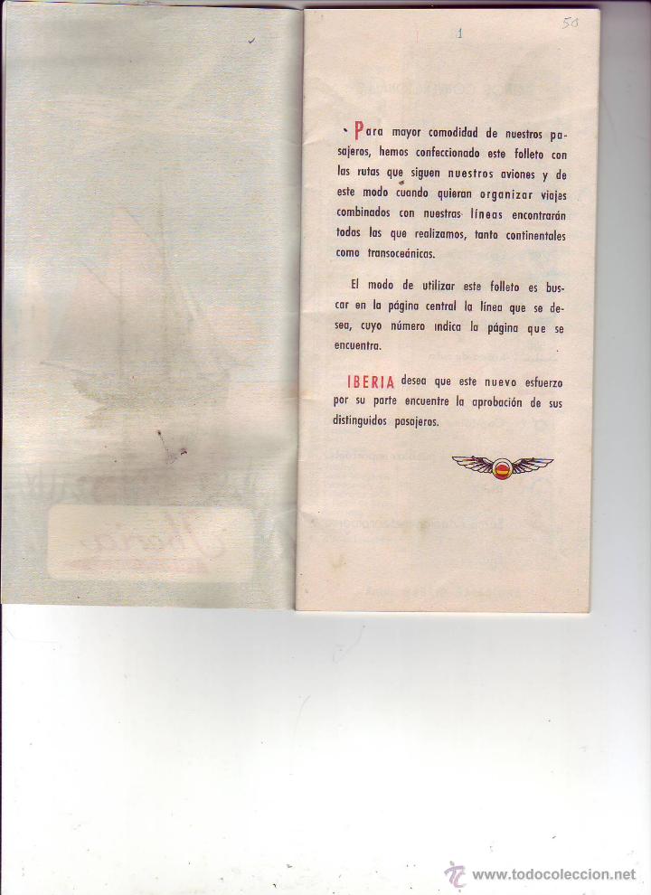 L&iacute;neas de navegaci&oacute;n: iberia - rutas de aviones - Foto 2