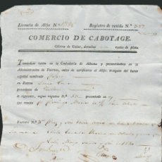 Líneas de navegación: FÁCTURA DE CABOTAGE.CÁDIZ.AÑO 1840.. Lote 54696281