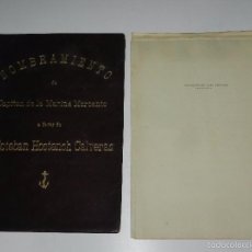 Líneas de navegación: M69 - NOMBRAMIENTO DE CAPITAN DE LA MARINA MERCANTE A FAVOR DE D......... , 1930 , BUEN ESTADO